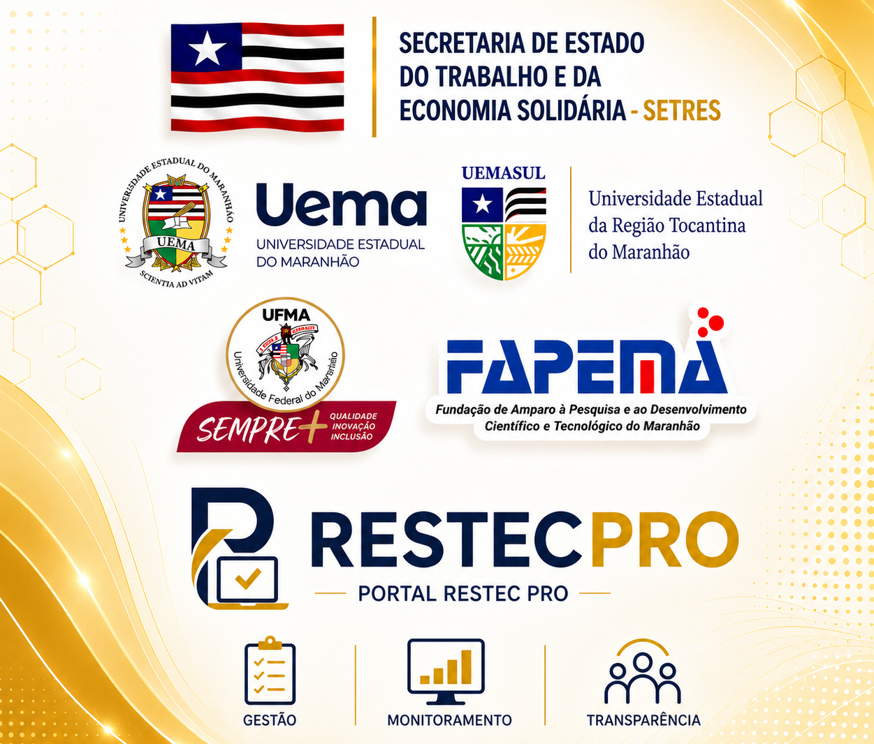 Instituições participantes do Portal Restecpro